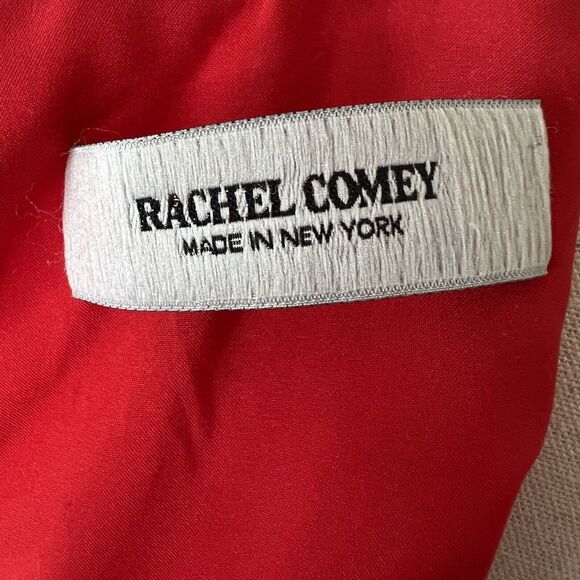 RACHEL COMEY‎ JACMAR DRESS SIZE 4 BRIGHT RED CREPE S - Picture 10 of 14